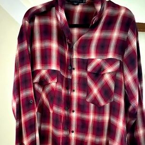 Sanctuary plaid Button(snap) down